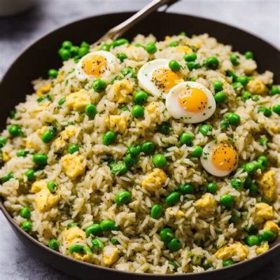  Gebratener Reis mit Eiern und Wildkräutern: Ein Fest für den Gaumen, das durch pikante Aromen überzeugt!